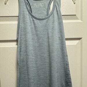 Under Armour Gray Sleeveless Relaxed Tank Top
